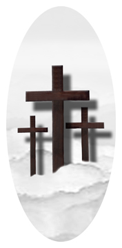 Three Crosses (Clouds) White